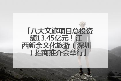 八大文旅项目总投资额13.45亿元！江西新余文化旅游（深圳）招商推介会举行